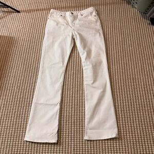 True Religion Becca Mid Rise Bootcut Jeans White Women's Size 32 NWT